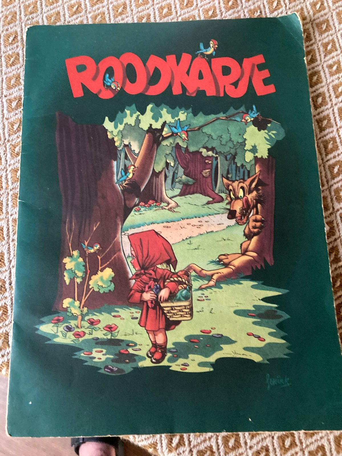 Vintage DE boekje, Roodkapje, Han Hoekstra en Joop Geesi, Ophalen of Verzenden, Gelezen