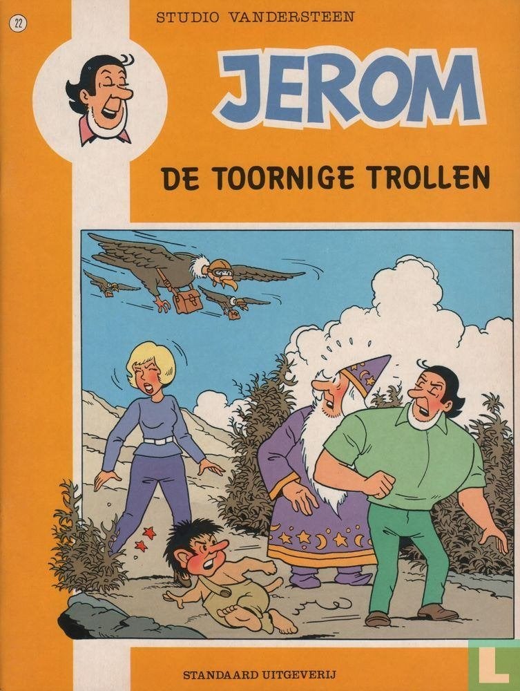Jerom De toornige trollen Nr. 22 1987, Eén stripboek, Ophalen of Verzenden, Gelezen