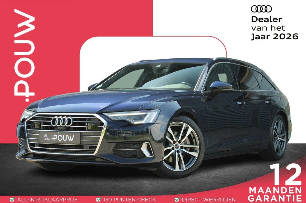 Audi A6 Avant 45 TFSI 245pk Sport Pro Line | Climate control, 12 maanden, Stof, Gebruikt, 4 cilinders