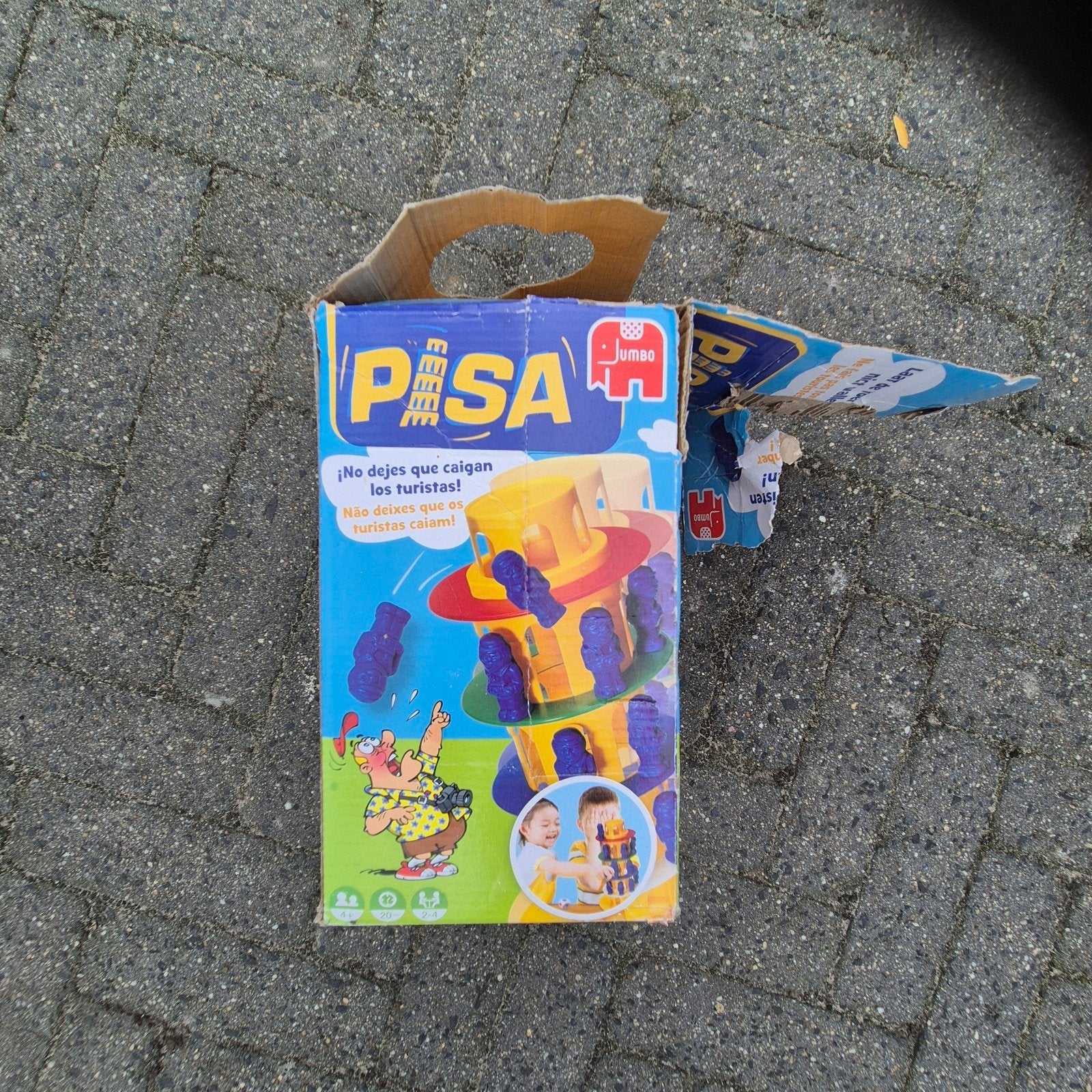 Jumbo Pisa Spel - Toren van Pisa Balansspel, Drie of vier spelers, Ophalen of Verzenden, Gebruikt, Jumbo