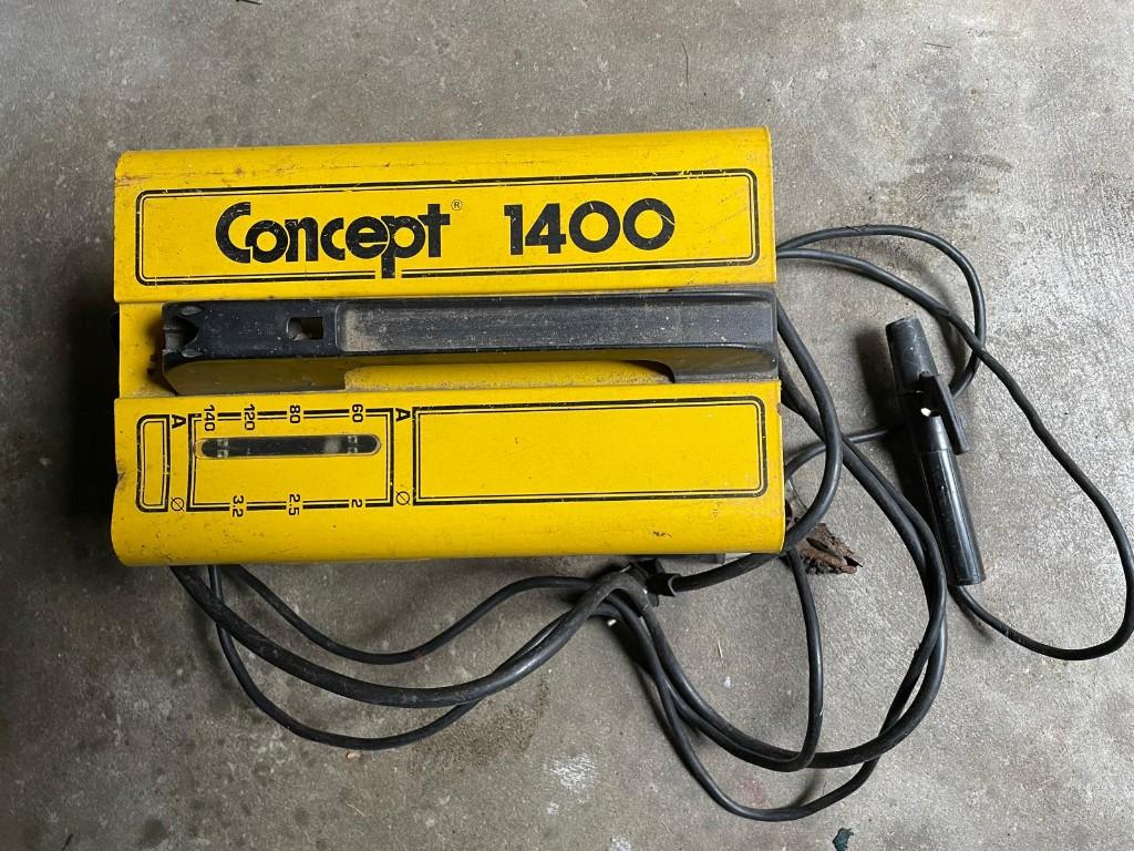Lasapparaat Concept 1400 (140 Ampere), Ophalen, Gebruikt, Minder dan 150 ampère, Elektroden