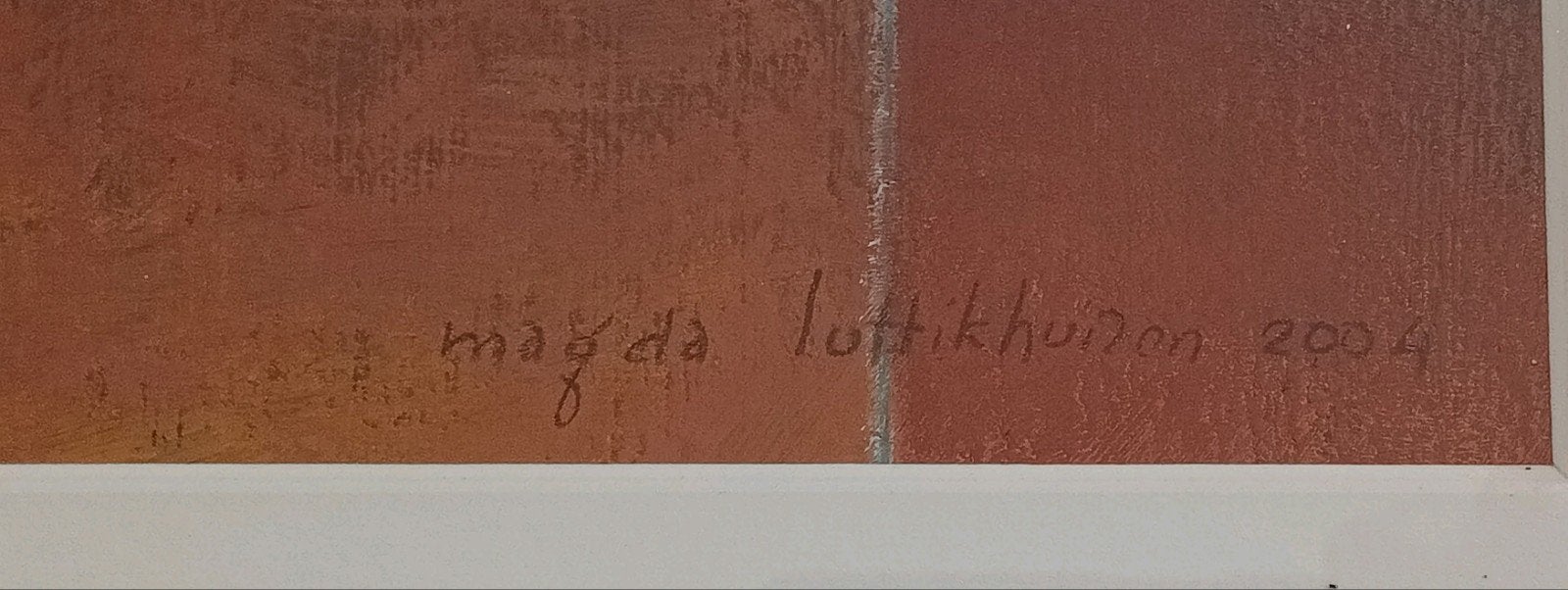 Magda Luttikhuizen origineel schilderij 2004, Ophalen of Verzenden
