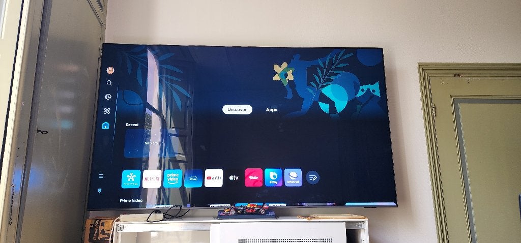 Samsung, 98 QLED Q80C 4K SMART TV 2023, Ophalen, QLED, 120 Hz, Zo goed als nieuw