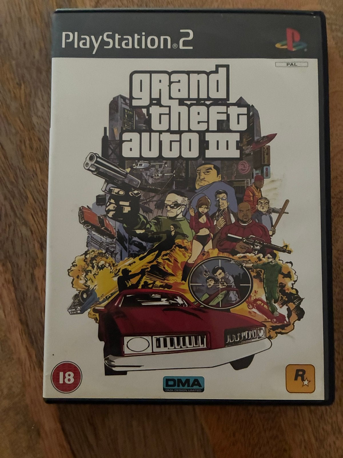 Grand Theft Auto III - PlayStation 2 (PS2), Avontuur en Actie, Gebruikt, Vanaf 18 jaar, 1 speler