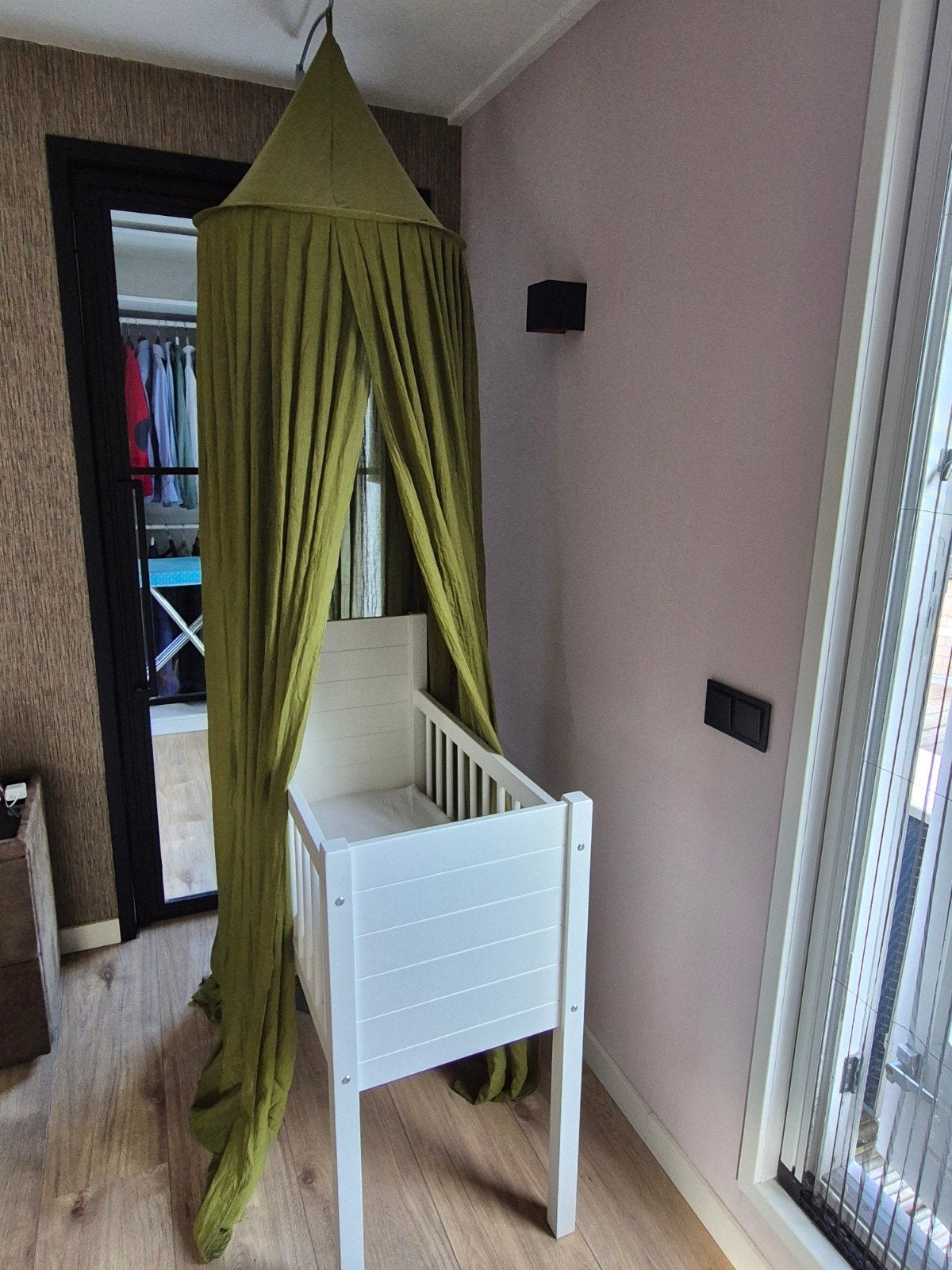 Kidsmill Noa Wieg – wit inclusief matras, Ophalen, Gebruikt, Wieg