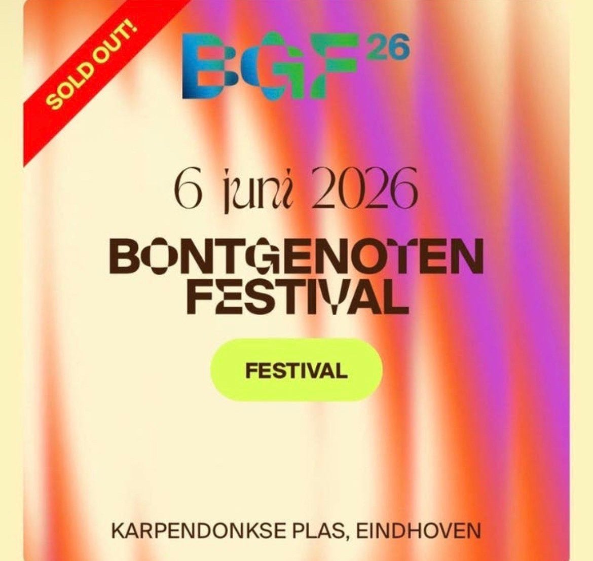 5 Kaartjes Bondgenoten Festival 06-06, Drie personen of meer