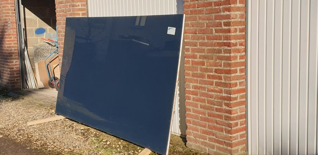 Jacodur isolatie en 6 mm gehard glas platen, Ophalen, Nieuw