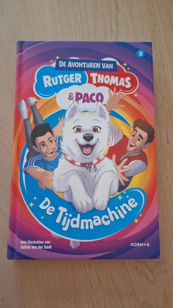 Rutger, Thomas & Paco: De Tijdmachine, Ophalen of Verzenden, Zo goed als nieuw, Rutger Vink, Thomas van Grinsven, Fictie algemeen