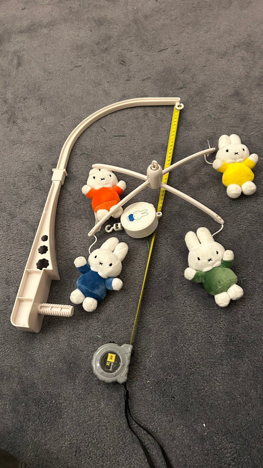 Muziekmobiel Nijntje voor babybedje, Kinderen en Baby's, Speelgoed | Babyspeelgoed, Ophalen of Verzenden, Zo goed als nieuw, Mobiel