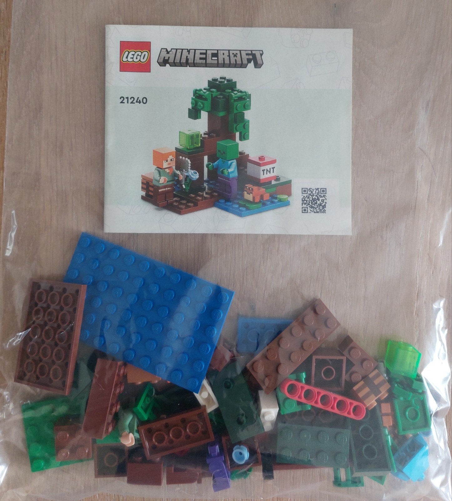 LEGO Minecraft 21240 Het Moerasavontuur, Ophalen, Minecraft, Lego, Zo goed als nieuw