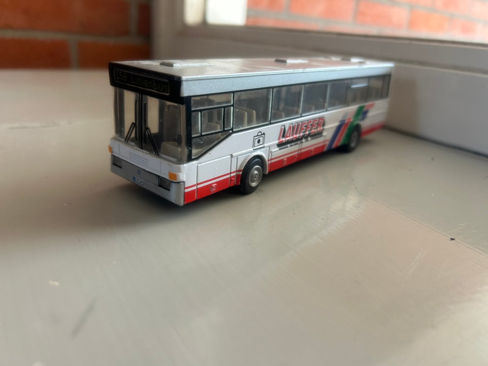 Cararama 1:60 modelbus Lauffer Linienbus, Ophalen of Verzenden, Gebruikt, Overige merken