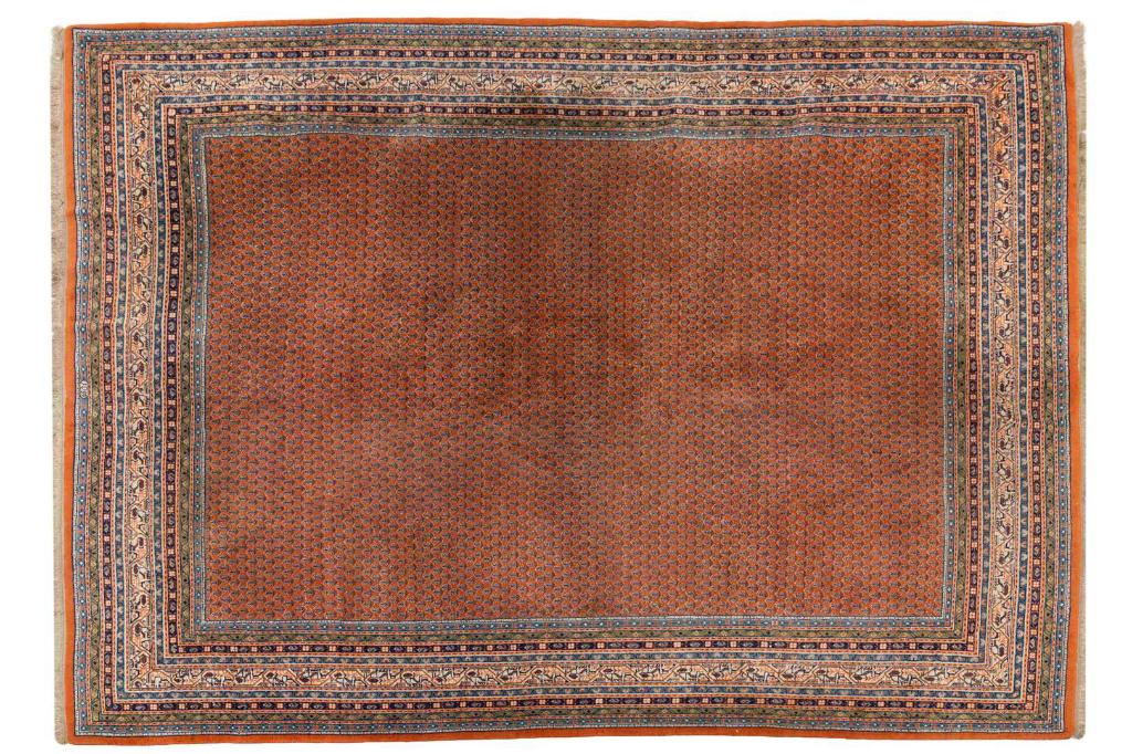 Groot Perzisch tapijt 350 x 250 cm – handgeknoopt uit India, Ophalen, Gebruikt, 200 cm of meer, 200 cm of meer