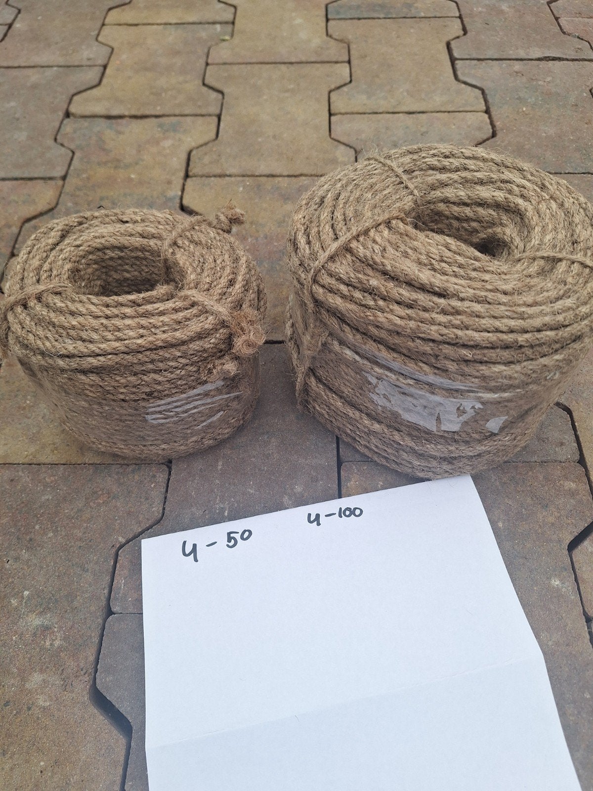 Jute touw 4 mm 100 meter, Ophalen of Verzenden, Nieuw