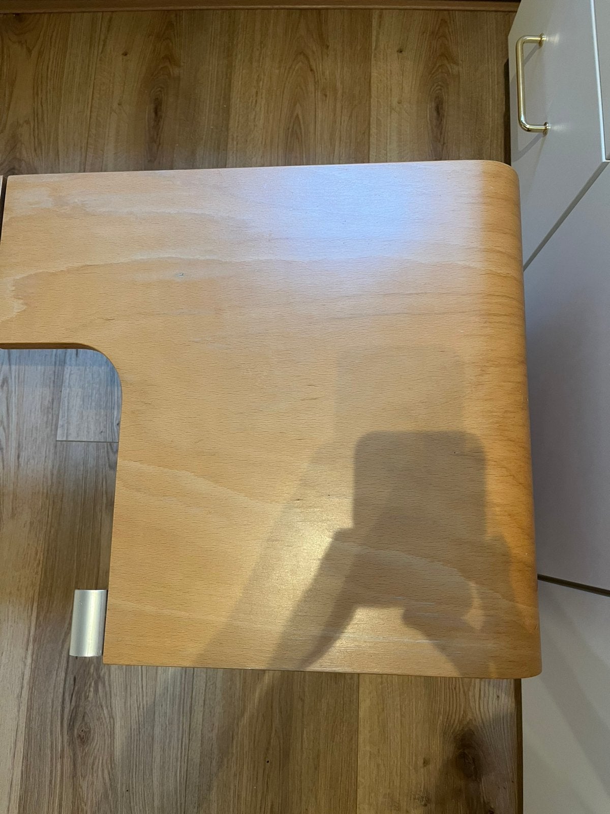 Auping Auronde aanhaaktafels 48cm hoog beuken, Ophalen, Gebruikt, Minder dan 45 cm, Minder dan 55 cm