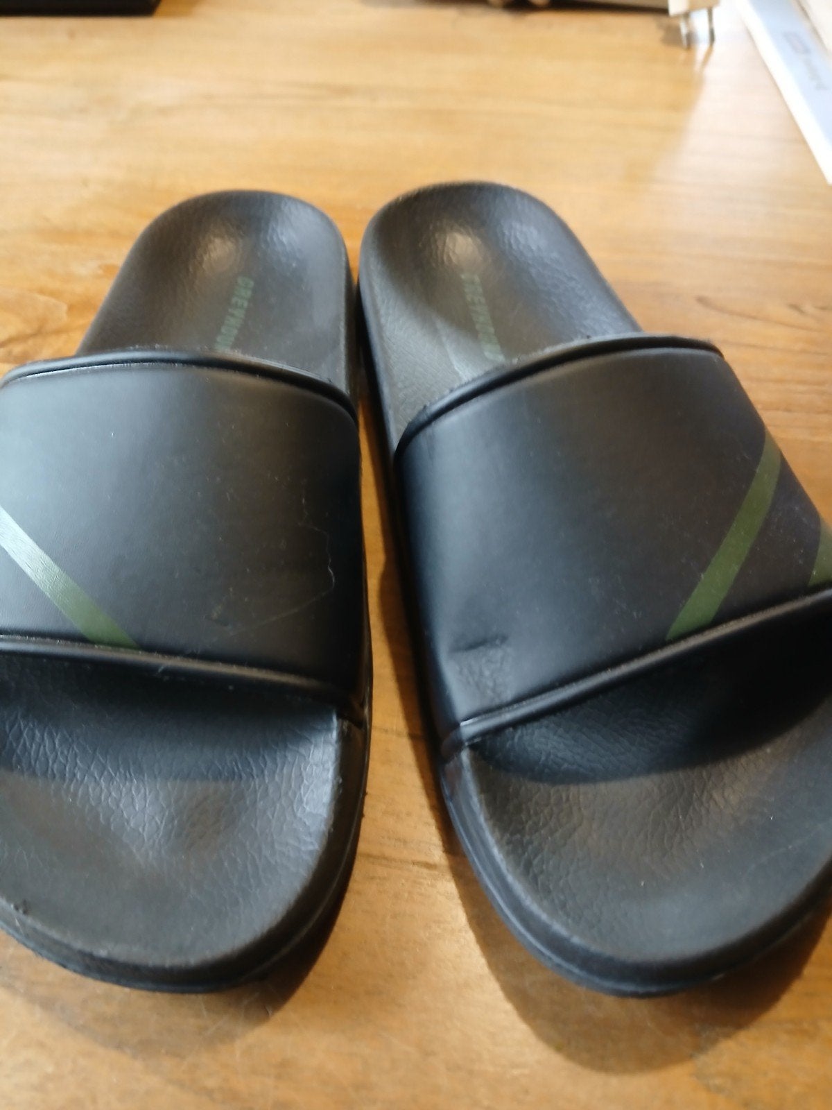 Slippers., Zwart, Zo goed als nieuw, Ophalen, Slippers