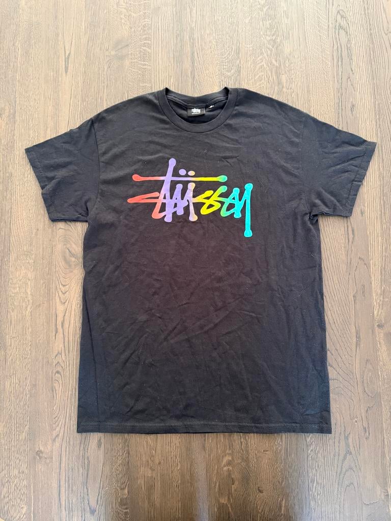Stüssy - T-Shirt - Maat M, Verzenden, Zo goed als nieuw, Maat 48/50 (M), Zwart