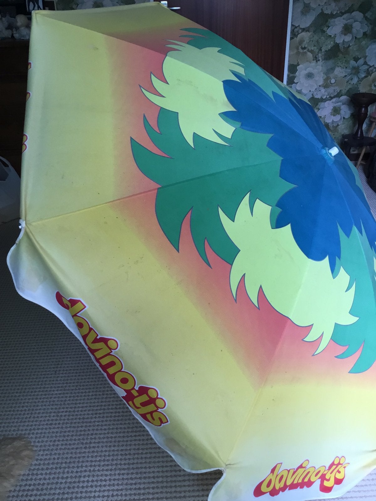 Retro. Davino- ijs parasols jaren 1980, Verzamelen, Ophalen, Huis en Inrichting