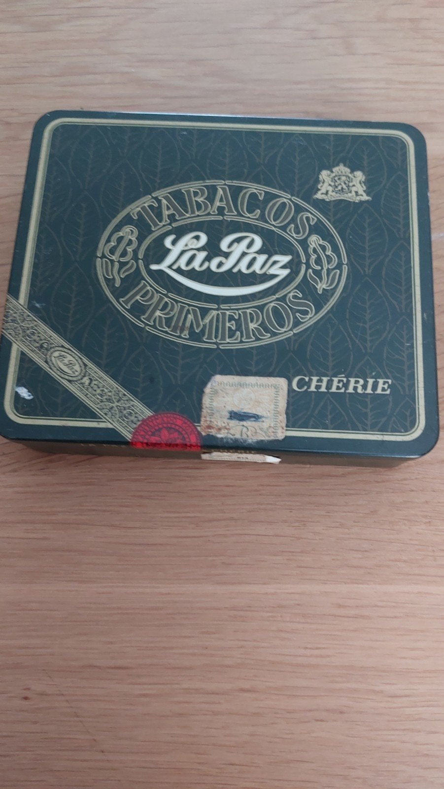 Sigarendoos,blik. La Paz., Verzamelen, Ophalen of Verzenden, Overige