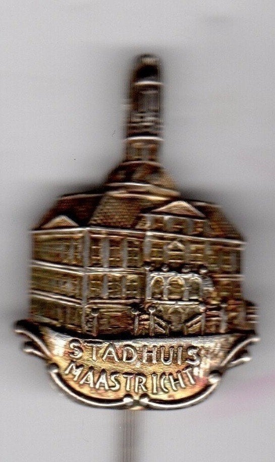 Speldje STADHUIS MAASTRICHT 2e (A3), Verzamelen, Ophalen of Verzenden, Zo goed als nieuw, Overige onderwerpen
