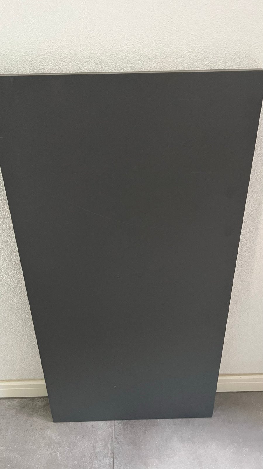IKEA LAGKAPTEN Tafelblad 120x60 cm - Donkergrijs, Huis en Inrichting, Bureaus, Ophalen, Gebruikt, Spaanplaat of MDF, IKEA