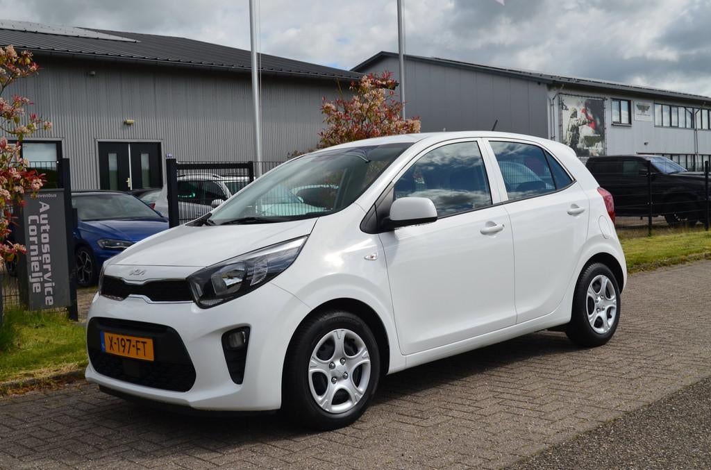 Kia Picanto 1.0 DPi ComfortLine 5p Airco|Cruise|Carkit, Auto's, Voorwielaandrijving, Gebruikt, Wit, Origineel Nederlands