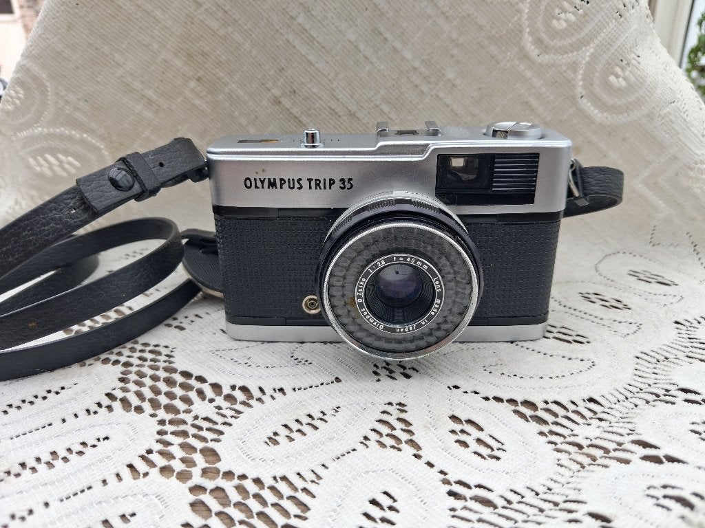 Olympus trip 35, Audio, Tv en Foto, Fotocamera's Analoog, Verzenden, Zo goed als nieuw, Compact, Olympus