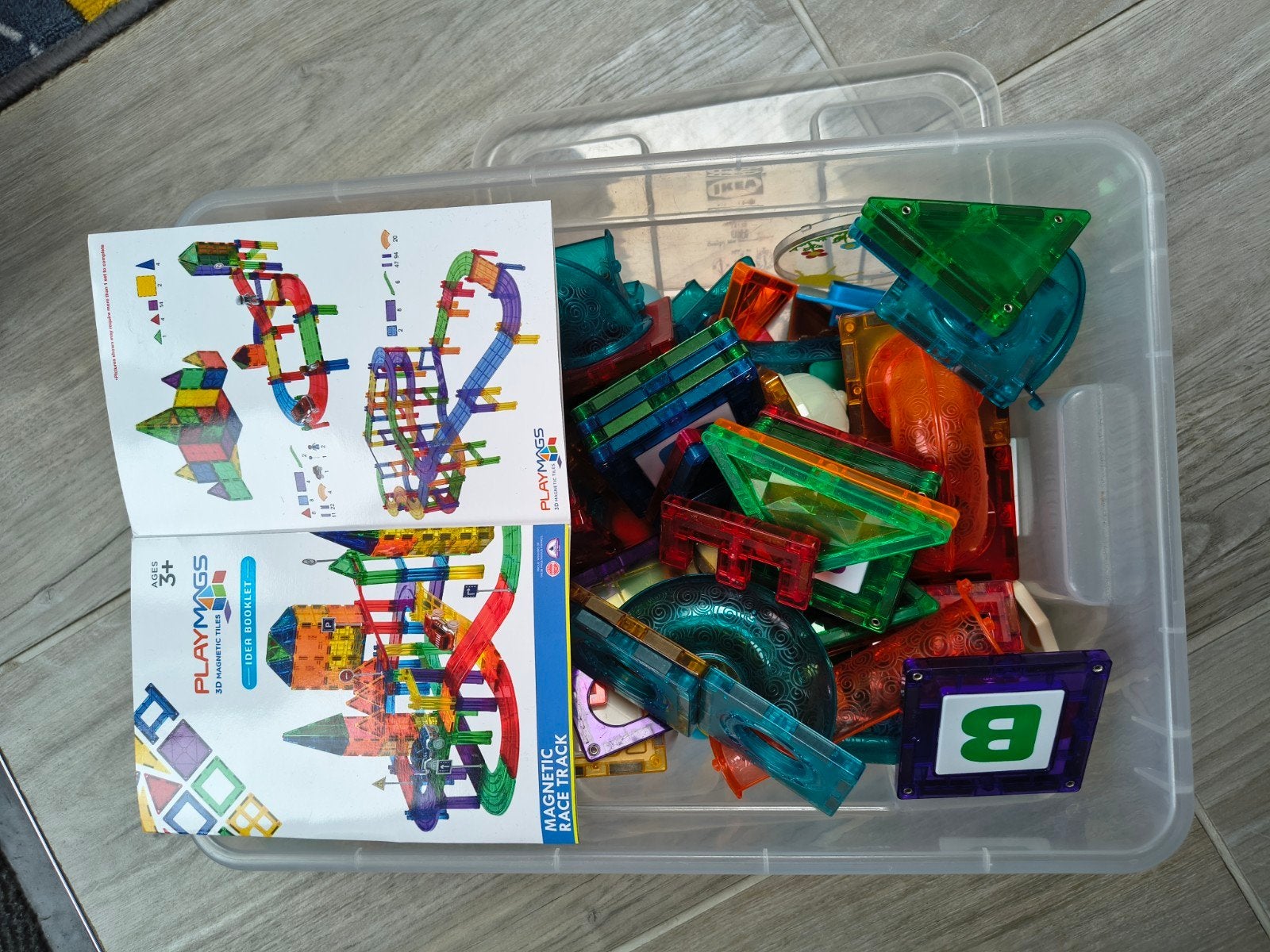 Playmags Magnetisch Bouwspeelgoed - knikkerbaan & Constructi, Ophalen, Gebruikt