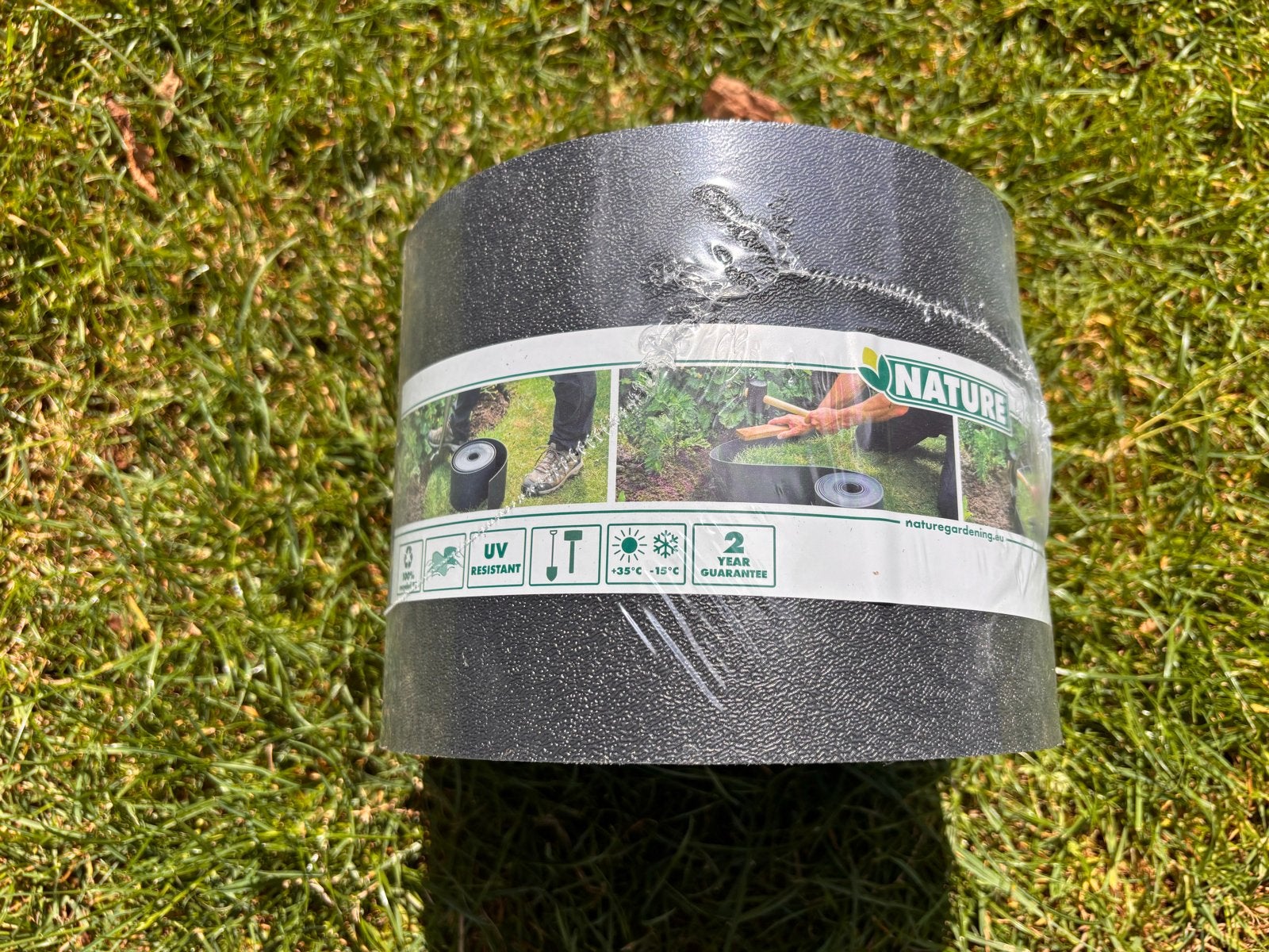 Nature Tuinafscheiding/Kantopsluiting/Borderrand 15cm x 10m, Ophalen, Kunststof, Border, Minder dan 25 cm