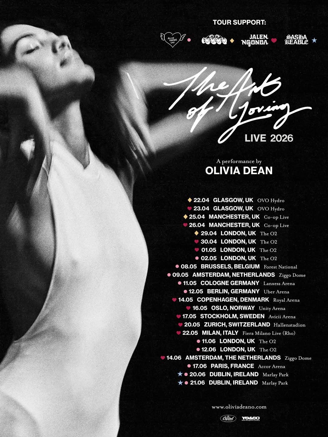 1 Staanplaats - Olivia Dean - Ziggo Dome 14-06-2026, Eén persoon