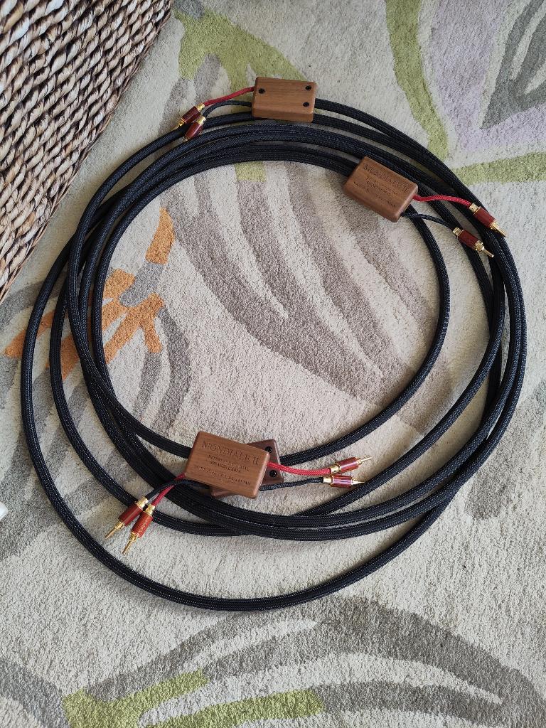 Xavian luidsprekerkabels Mondiale II, Ophalen of Verzenden, Zo goed als nieuw, 2 tot 5 meter, Luidsprekerkabel