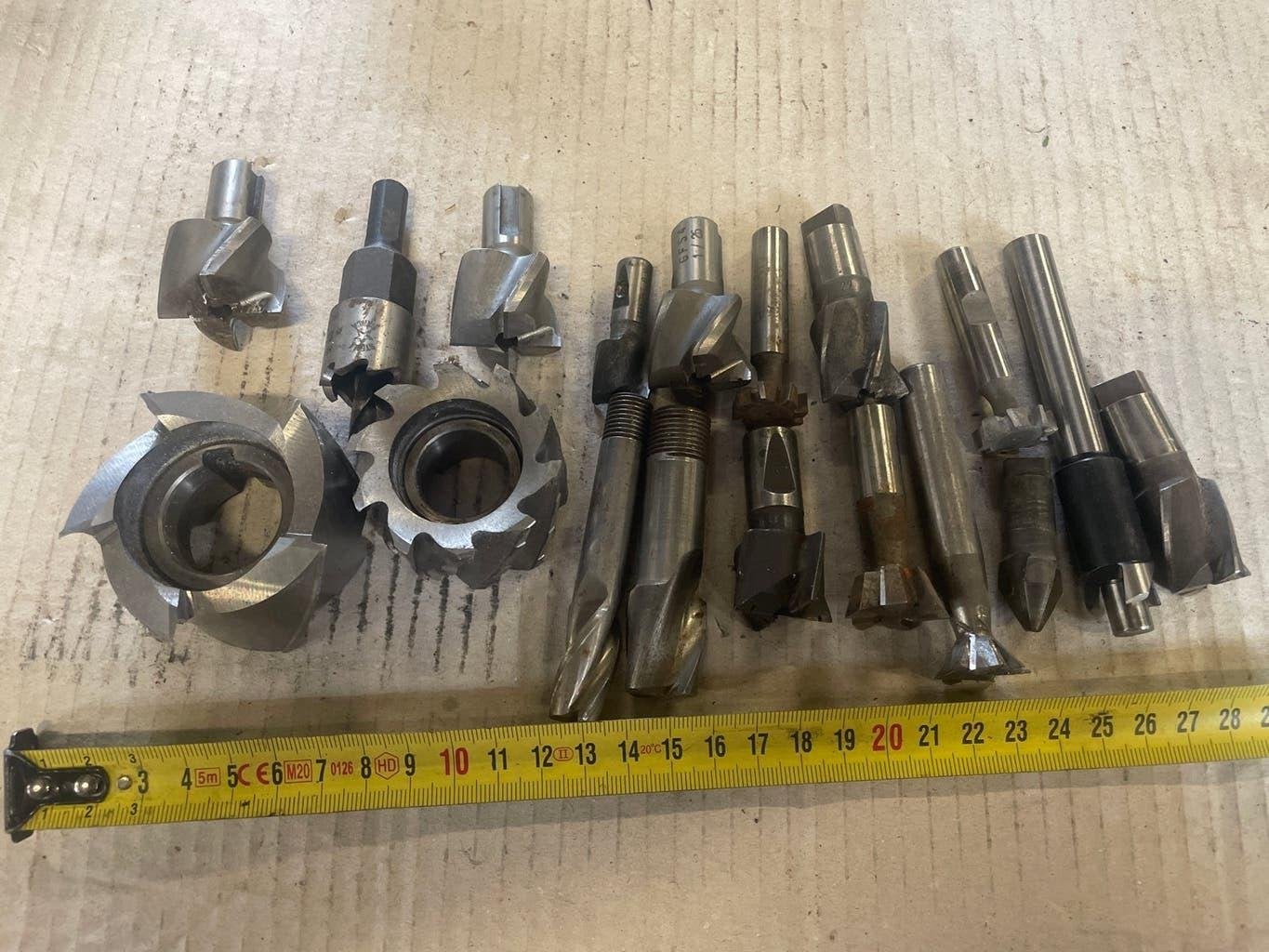 Diverse frezen set - HSS-PM/F en meer, Ophalen, Gebruikt, Elektrisch, Overige soorten