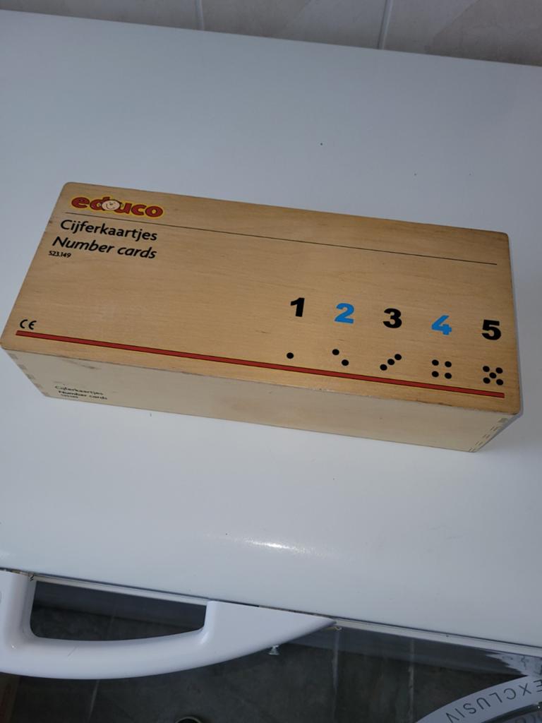 Educo cijferkaartjes spel, Ophalen of Verzenden