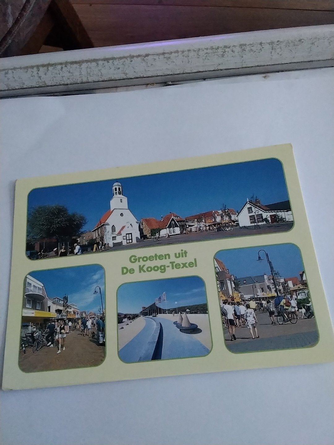 Ansichtkaart Groeten uit De Koog-Texel - Gelopen, Ophalen of Verzenden, 1980 tot heden, Gelopen, Noord-Holland