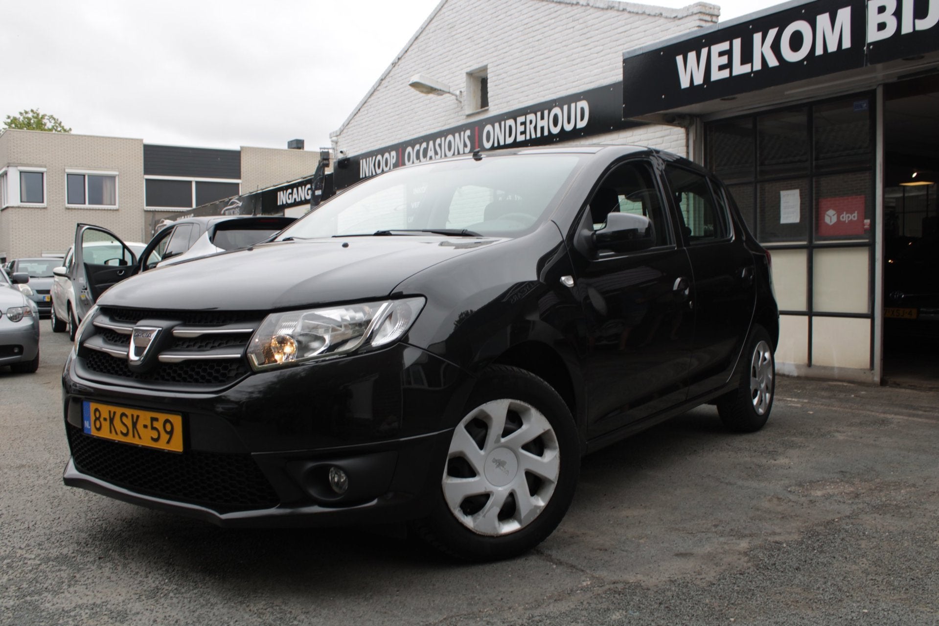 Dacia Sandero 0.9 TCe Lauréate / Airco / Navi / Trekhaak /, Auto's, Voorwielaandrijving, Stof, Gebruikt, 937 kg
