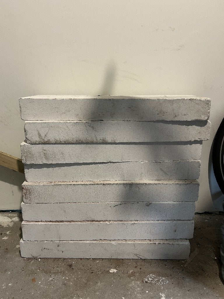 8 ongebruikte cellenbetonblokken, Doe-het-zelf en Verbouw, Ophalen, Nieuw, Beton
