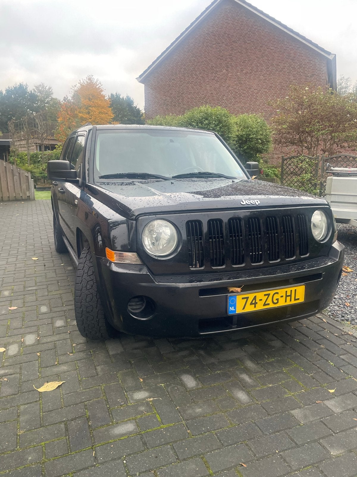 Jeep Patriot 2.4 2008 Zwart, Auto's, 450 kg, 4 cilinders, 1465 kg, Zwart