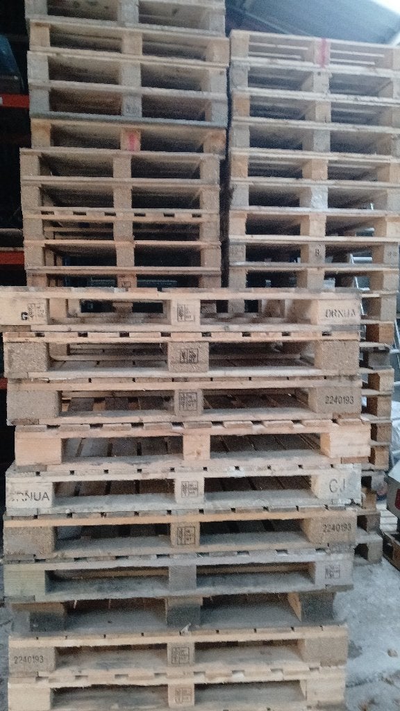 gebruikte euro en blokpallets, Ophalen, Gebruikt, Minder dan 25 mm, Pallet