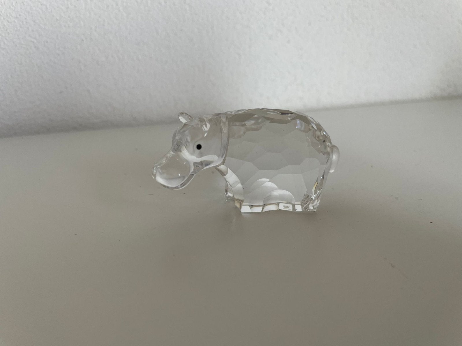 Swarovski Nijlpaard Kristal Figuur, Verzamelen, Swarovski, Ophalen of Verzenden, Zo goed als nieuw, Figuurtje