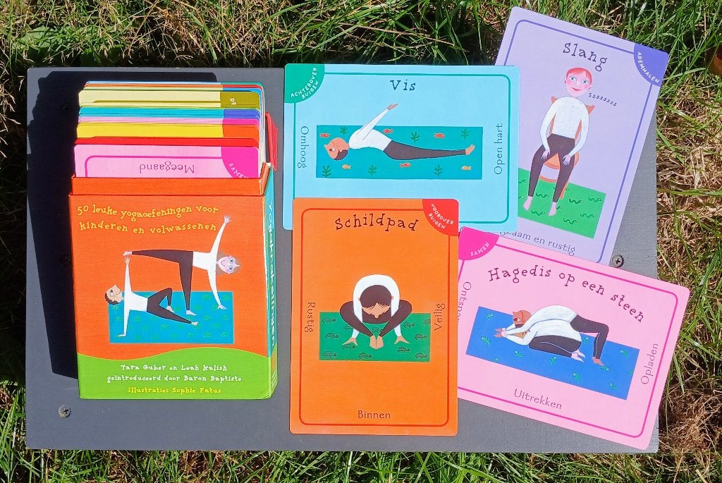 Foto 3 van Grote set kinder(yoga & coaching)-kaarten: 8 complete sets