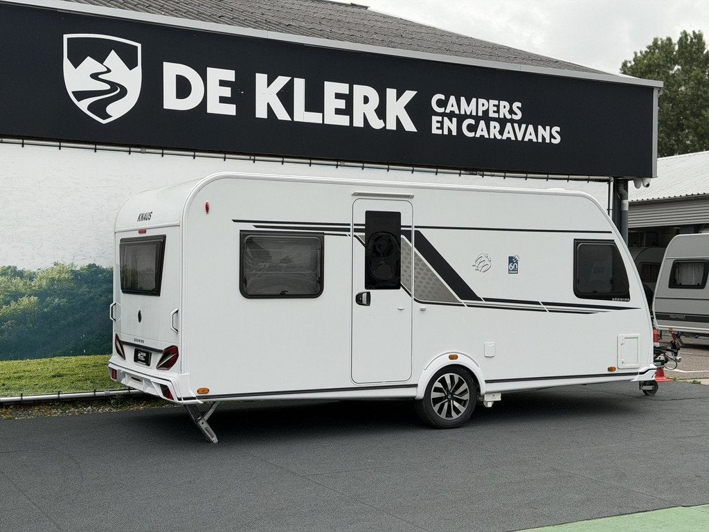 Knaus SUDWIND 500 FU 60 YEARS (bj 2023), 7 tot 8 meter, Bedrijf, Info@deklerkcaravans.nl, Watertank vast