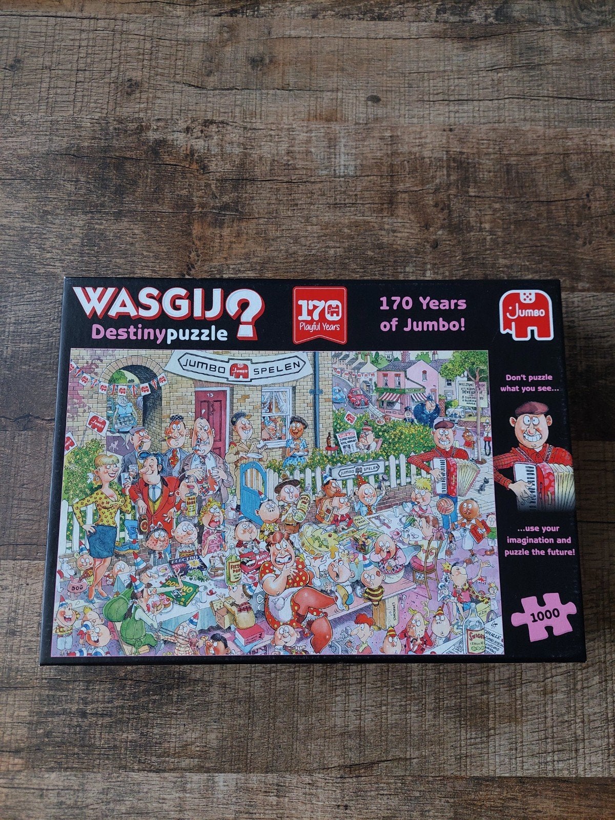 Leuke & Speciale Wasgij ? Destiny puzzel ! 170 Jaar Jumbo !, Hobby en Vrije tijd, Denksport en Puzzels, Ophalen of Verzenden, 500 t/m 1500 stukjes
