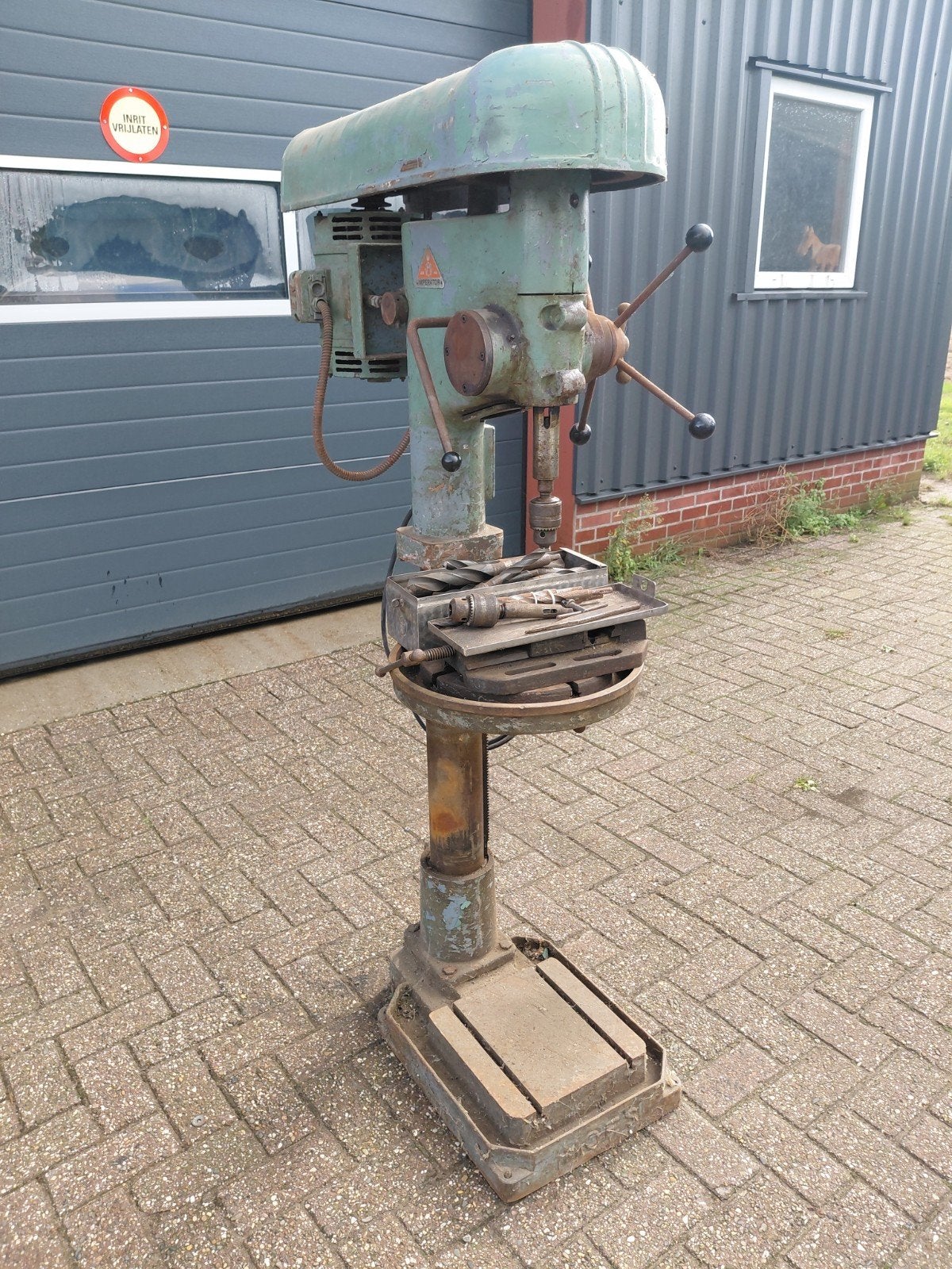 Schuuropruiming, Kolomboormachine 380V, Ophalen, Gebruikt, Kolomboormachine, Variabele snelheid