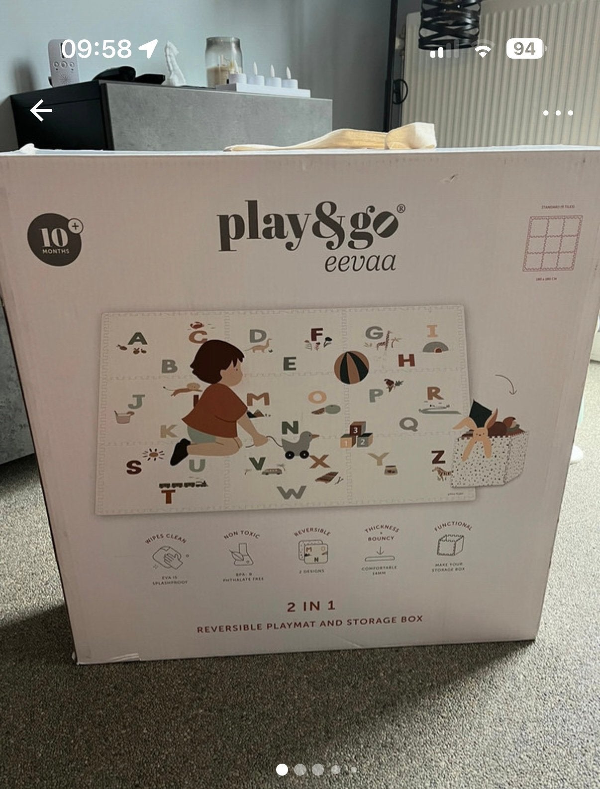 Play&go speelmat, Ophalen of Verzenden, Zo goed als nieuw