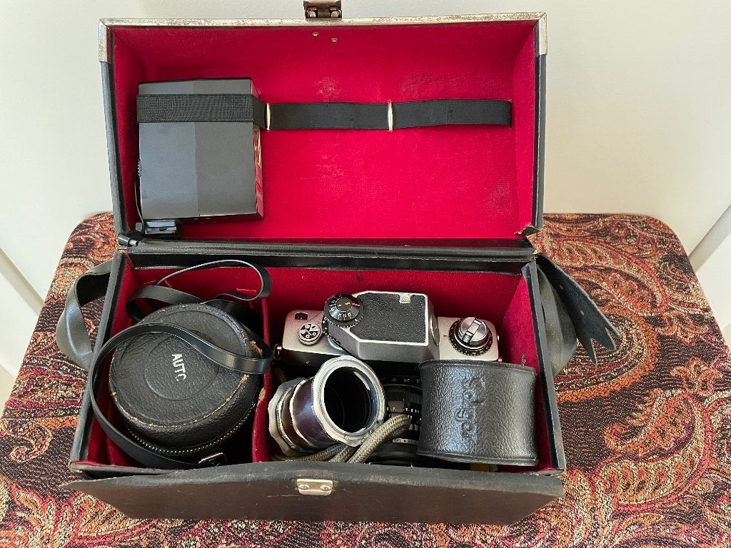 Vintage Exakta RTL1000 spiegelreflexcamera, Ophalen of Verzenden, Gebruikt, Compact, Overige Merken