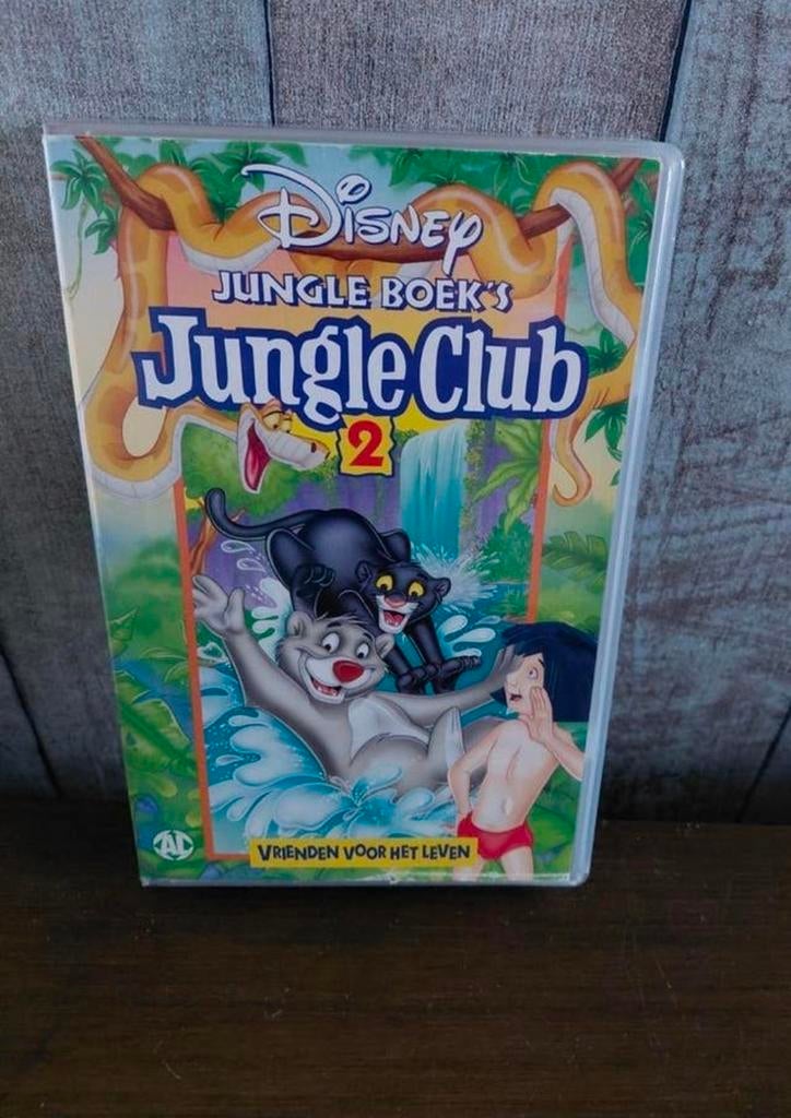 Disney Jungle Boek's Jungle Club 2 vrienden voor het leven., Alle leeftijden, Ophalen of Verzenden, Gebruikt, Tekenfilms en Animatie