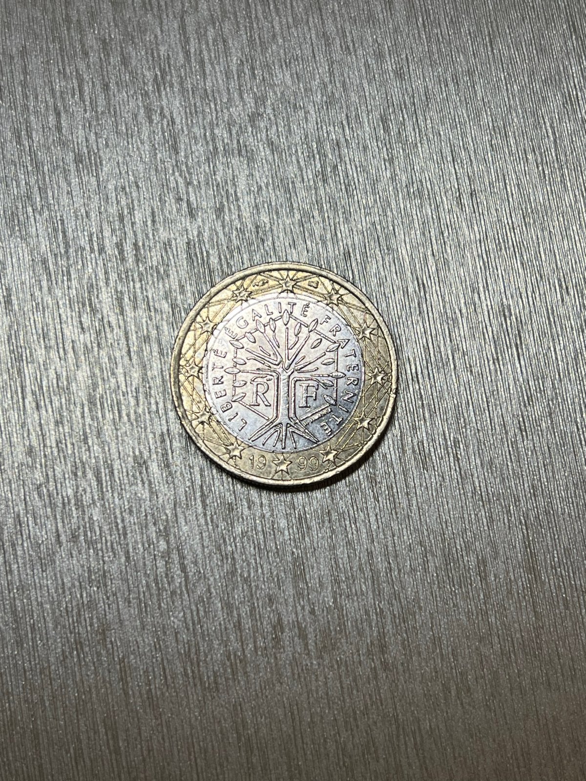 Franse 1 euro munt uit 1999, Postzegels en Munten, Munten | Europa | Euromunten, Verzenden, Frankrijk, 1 euro, Losse munt