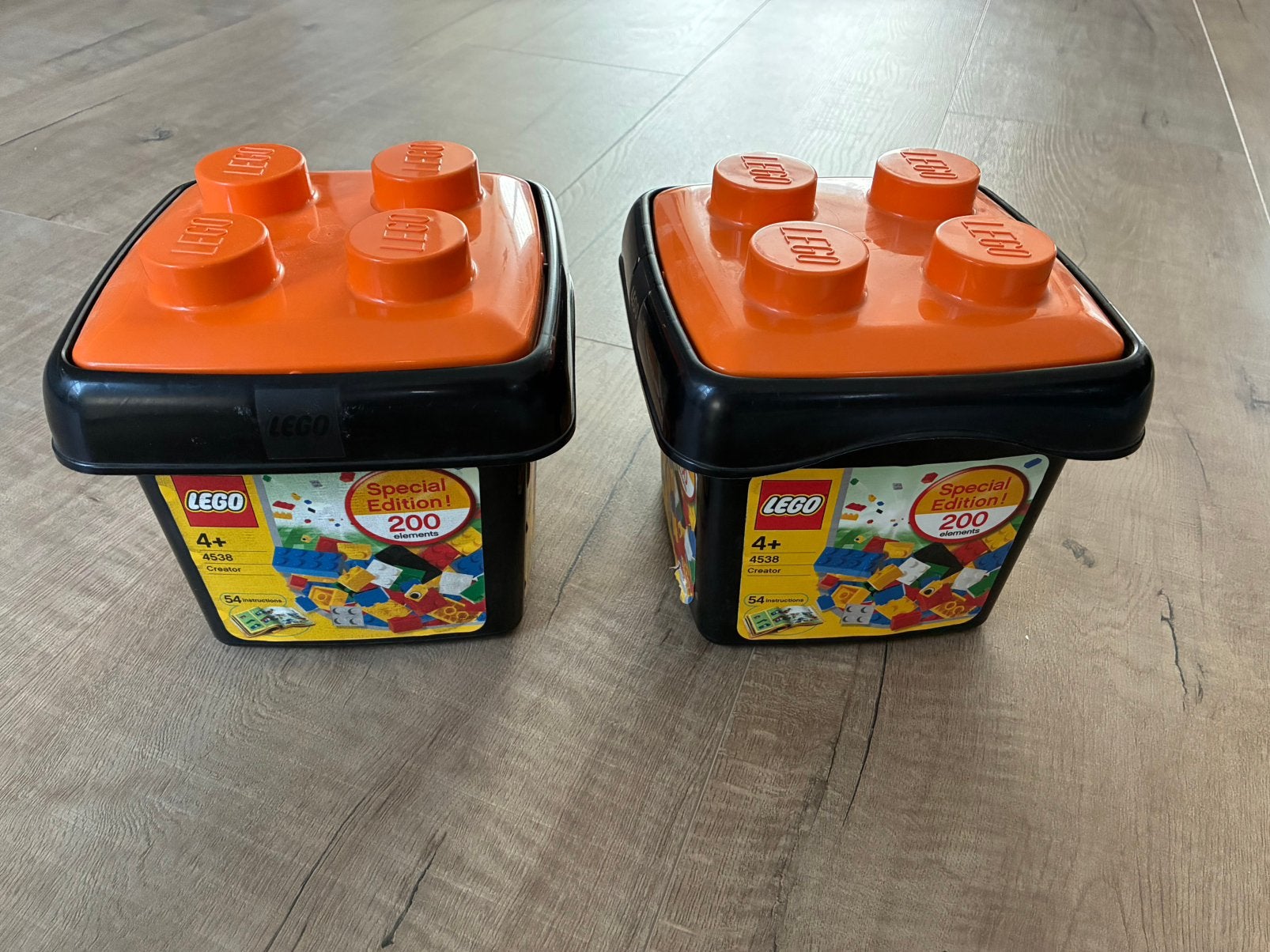 Lego 4538 Special Edition 200 piece Bucket, Gebruikt, Compleet, Lego, Ophalen of Verzenden