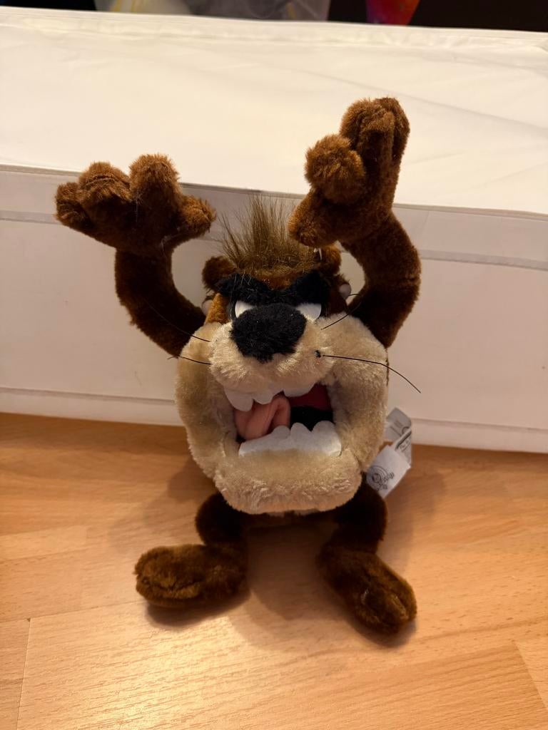Taz knuffel - Looney Tunes duivel, Gebruikt, Overige merken, Overige karakters, Overige typen