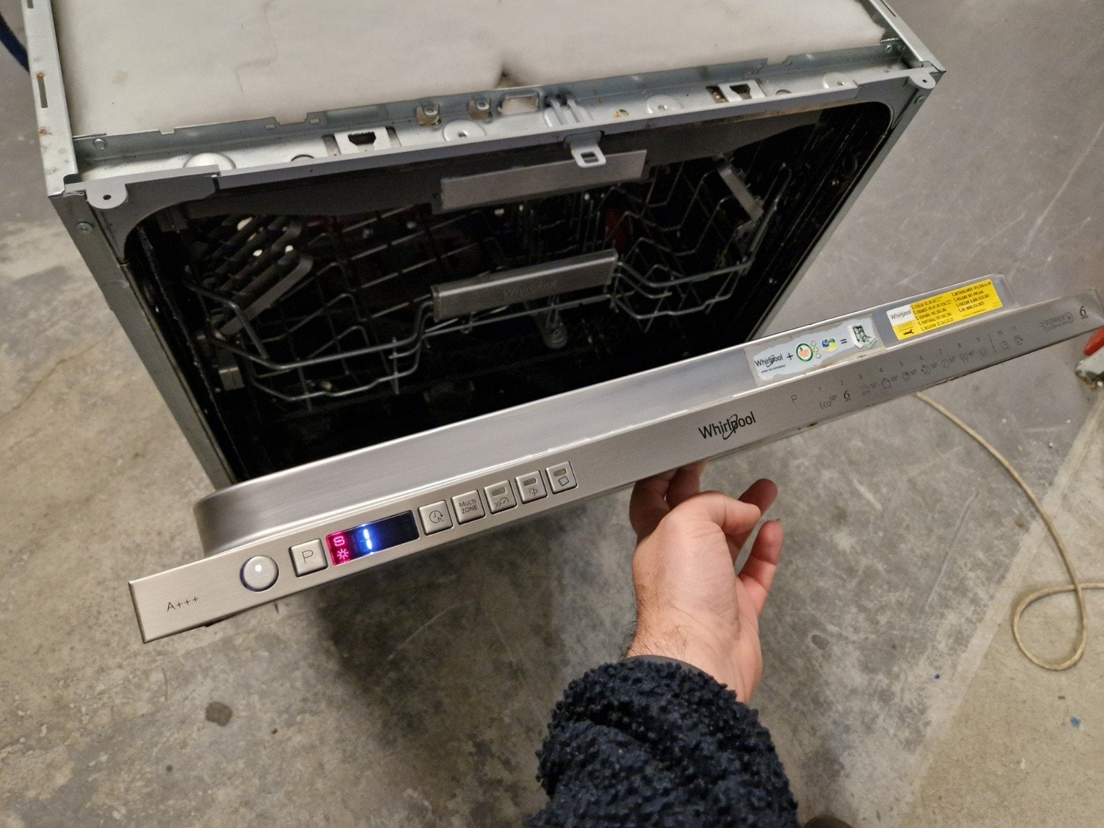 WHIRLPOOL Volledig Inbouw Vaatwasser A++ !! 125 EURO !!, Witgoed en Apparatuur, Vaatwasmachines, Ophalen, Minder dan 85 cm, 60 cm of meer
