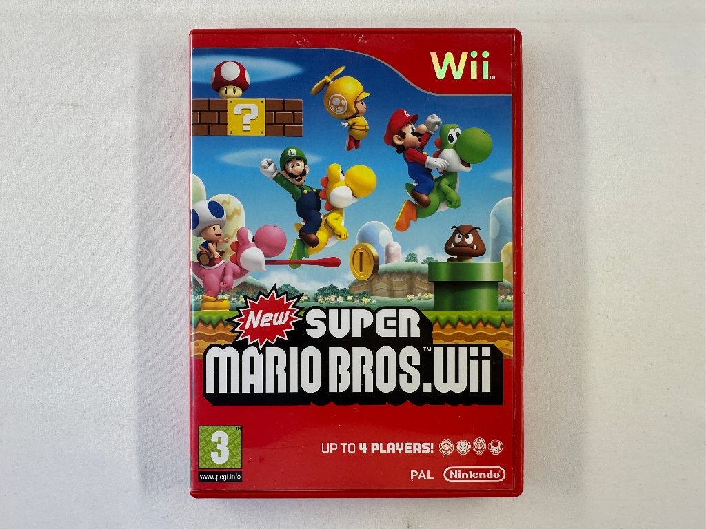 New Super Mario Bros Nintendo Wii, Spelcomputers en Games, Games | Nintendo Wii, Gebruikt, Platform, 3 spelers of meer, Vanaf 3 jaar